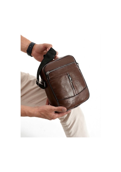 Nahitatyana Hakiki Deri Erkek Dik Omuz Çantası, Çapraz Çanta, Çıkarılabilir Ayarlanır Askılı Kahverengi - 710061373 Kahverengi Nahitatyana Hakiki Deri Erkek Dik Omuz Çantası, Çapraz Çanta, Çıkarılabilir Ayarlanır Askılı Kahverengi - 710061373 Kahverengi