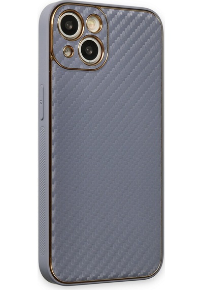 Newface - 43 - iPhone Uyumlu 13 Kılıf Coco Karbon Silikon - Novapazr - - Gri