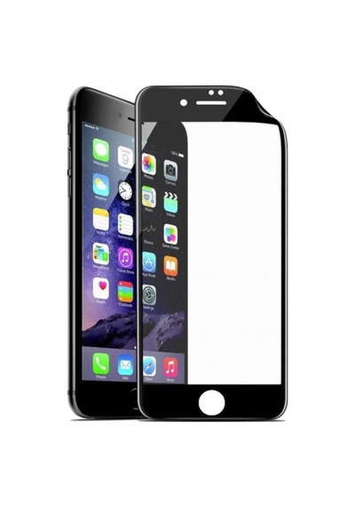 Iphone 6 Uyumlu Siyah Pet Full Ekran Koruyucu Siyah