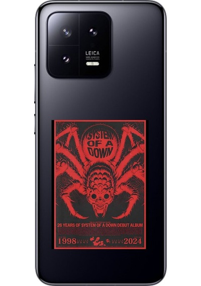 Xiaomi Mi 13 Uyumlu Şeffaf Kılıf System Of A Down Tasarımlı