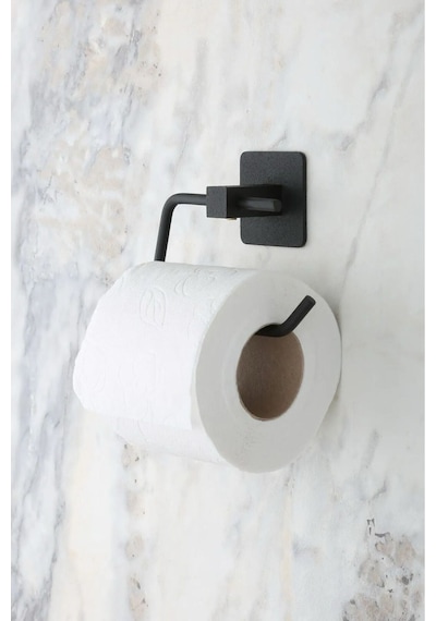 Yapışkanlı Siyah Tuvalet Kağıdı Tutacağı/tuvalet Wc Kağıtlık Siyah
