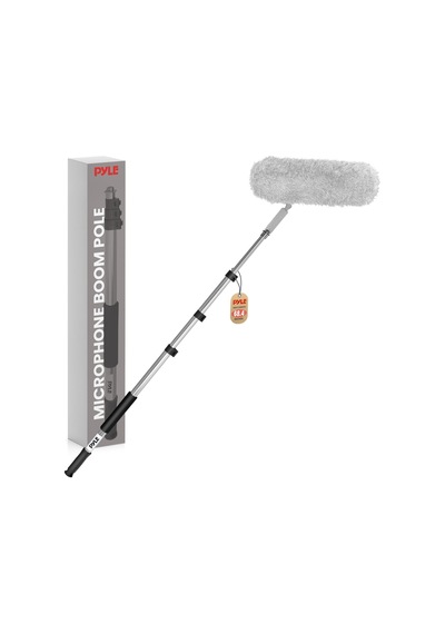 Pyle Teleskop Mikrofon Bom Balık Direği Ayarlanabilir Uzunluk-5,7 Fit Pmksb06 , Siyah 1