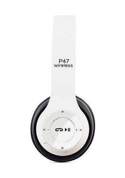 P47 Wireless Bluetooth Kulaklık Beyaz