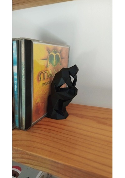 Düşünür Insan ,dekoratif Kitap Tutucu, Kitap Desteği, Kitap Standı