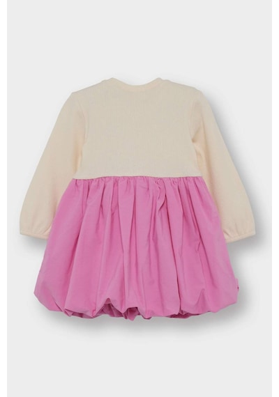 Defacto Kız Bebek Hello Kitty Uzun Kollu Fitilli Kaşkorse Elbise G0370a525wnpn179 Pembe
