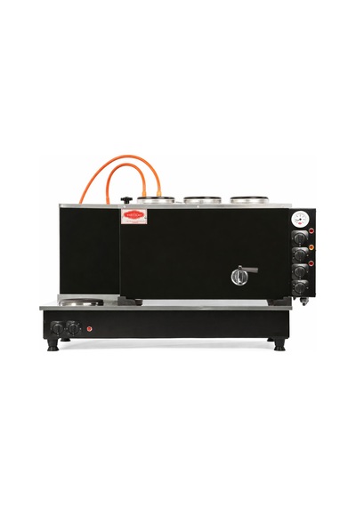 Tiryaki 3 Demlikli Elektrikli Statik Pleytli Çay Kazanı Mat Siyah - Dms9003367034924