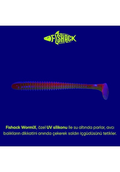 Silikon Kurt Yem - 4,2g 105mm - Turna/levrek Silikonu - 10 Adet - Turuncu/sarı