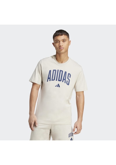 Adidas Collegiate Lineage Graphic Erkek Krem Tişört Jm6415 Krem