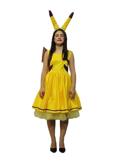 Kostümsarayı Yetişkin Bayan Pikachu Kostümü