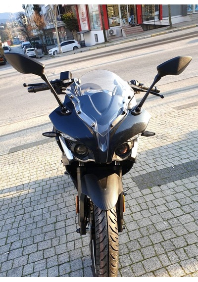 Motocam Bajaj Pulsar Rs 200 Ön Cam 2015-2026 Model 33cm Şeffaf Renkli 4mm Sportif