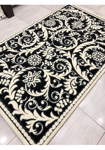 Saray Halı 3B 11470 B 150X230 Krem Siyah 4 M2 Halı !