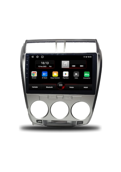 Oskodi Honda City Android Carplay Multimedya 2009-2012 Manuel Klima 4gb Ram + 64gb Hafıza