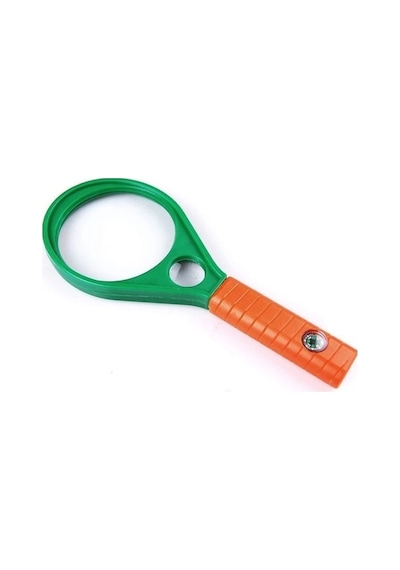 Nikula- Optik Cam El Büyüteç 65mm 6x 4x Pusulalı Çocuklar Ve Yetişkinler Mg89075 Lisinya