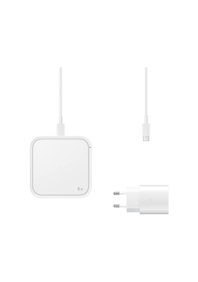 Samsung Uyumlu Ep-p2400t Kablosuz Hızlı Şarj Cihazı Tekli 15w - Beyaz