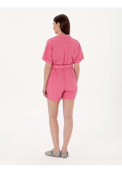 Pierre Cardin Kadın Pembe Tulum Dokuma 50301204-vr041 Pembe