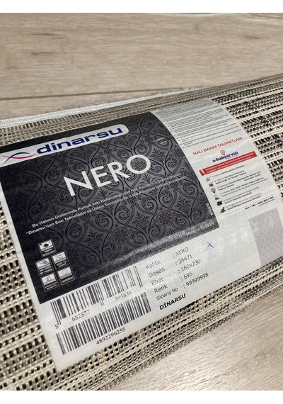 Dinarsu Nero Soft Iplik+etnik Desen+160x230+12 Mm+çok Yu
