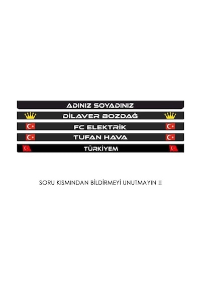 Kişiye Isme Özel Pleksi Isimli Plakalık Plaka Altlığı (2 Adet) 548332072