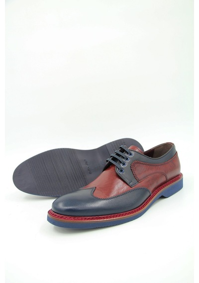 Oggi 00600-161 Erkek Klasik Ayakkabı - Bordo-lacivert Bordo-lacivert