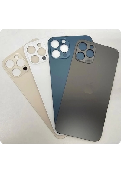 Apple Uyumlu iPhone 12 Pro Arka Kapak Pil Kapağı Gold
