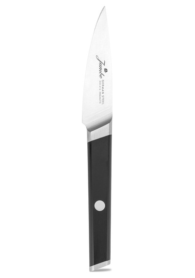 Jumbo Katana Standlı 6 Parça Siyah Bıçak Seti Şeffaf