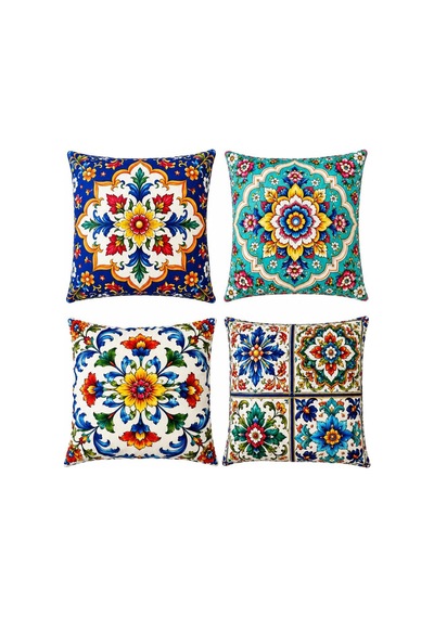 Vibrant Boho Dijital Baskılı 4'lü Kırlent Kılıfı Seti Yumuşacık Süet Kumaş 40x40 Cm Vibrant Boho - 909104966 Vibrant Boho Vibrant Boho Dijital Baskılı 4'lü Kırlent Kılıfı Seti Yumuşacık Süet Kumaş 40x40 Cm Vibrant Boho - 909104966 Vibrant Boho