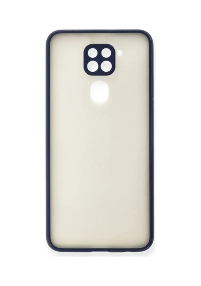 Jenerik Xiaomi Redmi Note 9 Kılıf Montreal Silikon Kapak - Lacivert