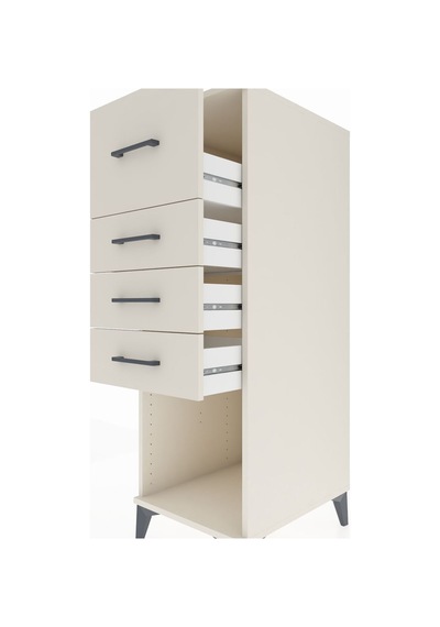 Kronos Dolap 4 Çekmeceli 44x59x134 Aytaşı-aytaşı Aytaşı
