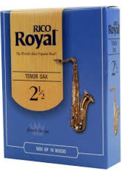 Rico Rkb1025 Royal Tenor Saksafon Kamışı No: 2.5 Orta Seviye/eğitim - 10'lu Paket Esnek Üfleme Tepkisi, Kolay Ses Çıkışı Ve Çok Yönlü Tını