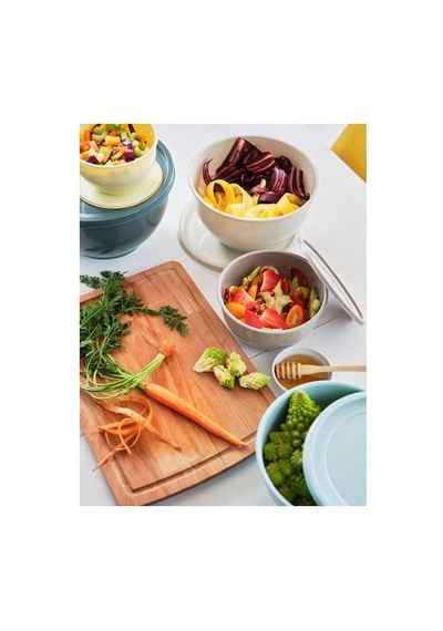 Ikea Garnıtyren Plastik Saklama Kabı Seti, Çok Renkli, 5 Parça