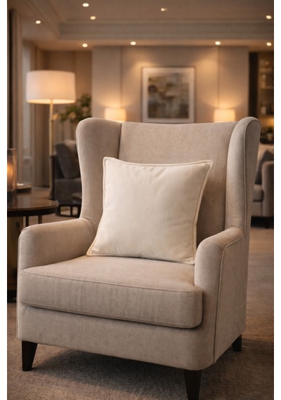 Dekoratif Kırlent Yastık, Modern Tasarım, Yumuşak Kumaş, Oturma Odası Koltuk Süs Yastığı Krem - 841126134 Krem