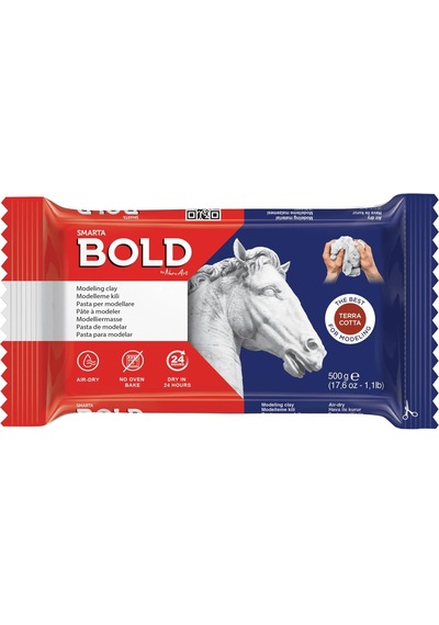 Smarta Seramik Hamuru Bold Toprak Rengi 500 Gram Seramik Hamuru