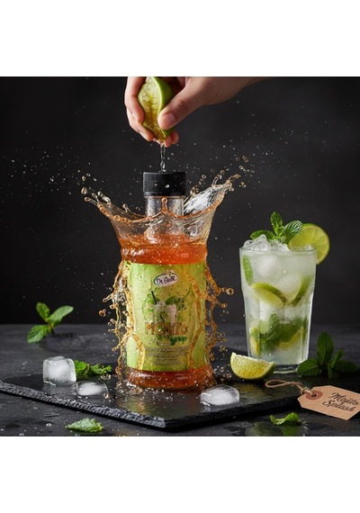 Mojito Kokteyl Şurubu 300 Cc Ferahlatıcı Limon & Nane Aromalı İçecek,kahve Şurubu