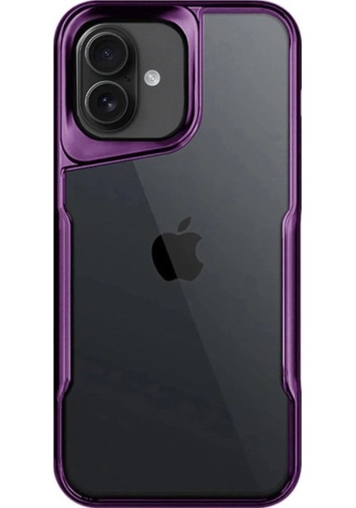 Apple Uyumlu  iPhone 16 Kılıf Boyi Silikon Kapak Derin Mor