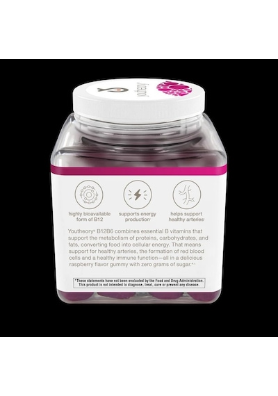 B12b6 - Vegan Vitamin B6 & Vitamin B12 - Offers Brain Health, Energy & Immunity Support - Dairy, Soy & Gluten Free - 60 Vege