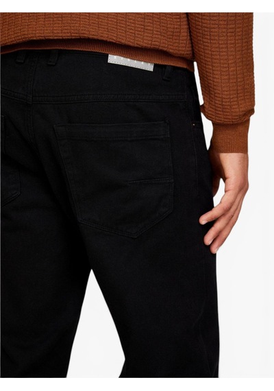 Sisley Stockholm Slim Fit Denim Pantolon Erkek Siyah Pantolon - 323a4oh2se01p