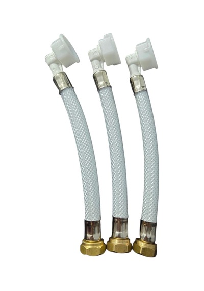 Visam Gömme Rezarvuar Flex Hortum 13cm 3adet Beyaz