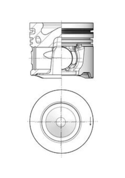 Piston Segman - Fiat Scudo - Federal-87727720502