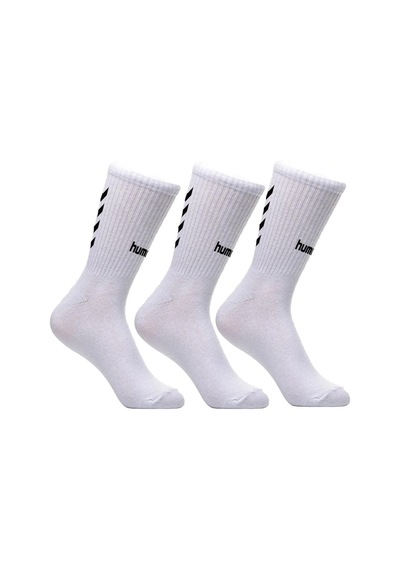 Hummel Maxi Antrenman Çorabı Beyaz 3 Lü Paket