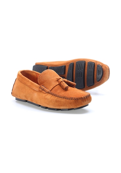 Fast Step Hakiki Deri Erkek Casual Ayakkabı 216mam4 Taba