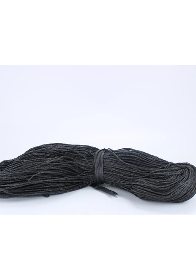 Siyah Renk Çile Kağıt İp Çanta Ipi Supla Ipi No:12 - 550-600 Gr