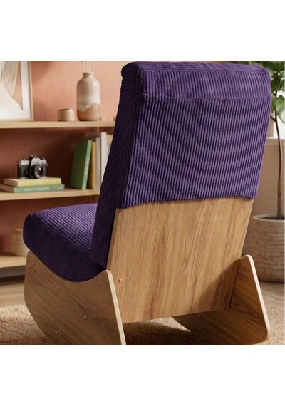 Comfort Sallanır Koltuk Tv Koltuğu Sallanan Berjer Sandalye Mor