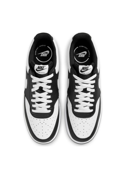 Nike Court Vısıon Lo Nn Erkek Sneaker Siyah Beyaz Siyah - Beyaz