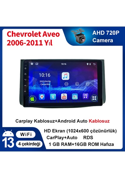 Chevrolet Aveo 2006-2011 Yıl 1gb Ram 16gb Rom Multimedya 9 Inç