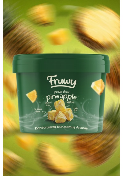 Freeze Dried Ananas Kova Dondurularak Kurutulmuş Ananas Diğer