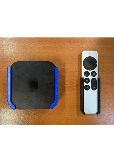 Buradabulabilirsin 3d Baskı Duvara Monte Medya Kutusu Ve Kumanda Tutucu Kablo Düzenleyici Set Altı Kutu Askısı Mavi Bbz
