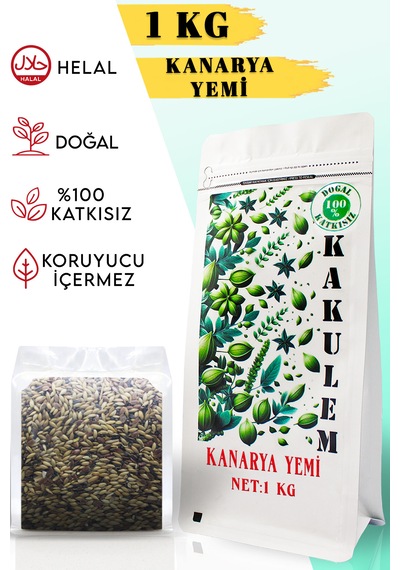 Kakulem Sertifikalı Premium Karışık Kanarya Yemi 1 Kg