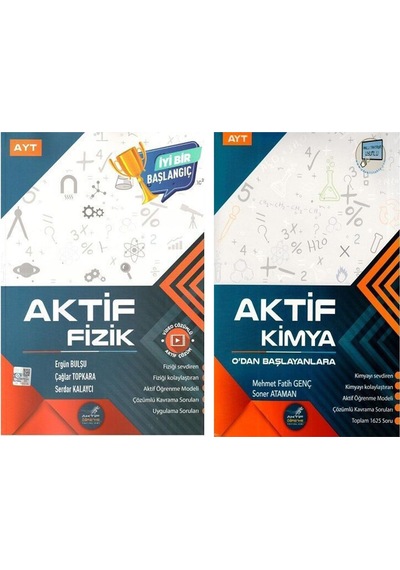 Aktif Öğrenme Ayt Fizik Ve Kimya 0 Dan Başlayanlara Seti 2 Kitap