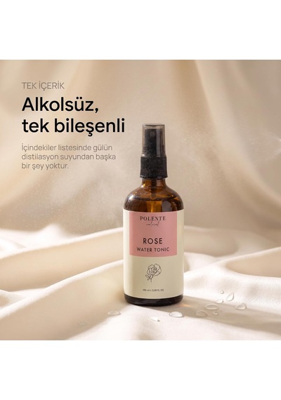 Gül Suyu,%100 Saf Hidrosol Tonik, 100 Ml