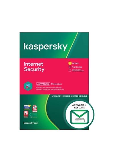 Kaspersky Internet Security Virüs Programı 2022 1 Kullanıcı 1 Yıl