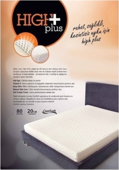 Visko Love High Plus Visko Yatak 180 x 200 CM